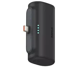 Магнітний бездротовий павер банк Baseus Compact Power Bank Type-C Edition 5000mAh 20W чорний P10068306113-00 - мініатюра 5