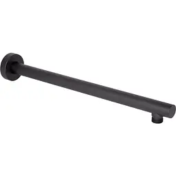 Кронштейн для верхнього душу Qtap Trubice 400 мм округлий QTTRU120BLM45927 Black matt Чорний матовий