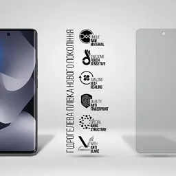 Плівка захисна Armorstandart hydrogel Matte Xiaomi Redmi Note 15 4G / Note 15 5G (ARM89628) - мініатюра 2
