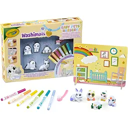 Набір для творчості Crayola Washimals Домашні тваринки з фломастерами 5 шт.  - мініатюра 2