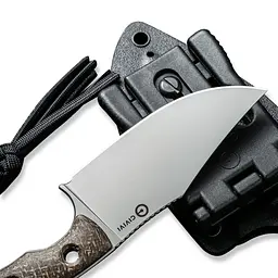 Ніж фіксований тактичний Civivi Midwatch, (8.6 см) N690 / Micarta коричневий - мініатюра 7