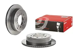 Диск гальмівний вентильований Toyota Land Cruiser 200, Tundra 97-25р Brembo (09.D618.11) - мініатюра 2