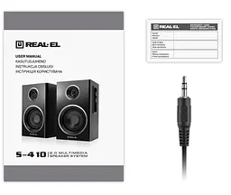 Компьютерные колонки 2.0 REAL-EL RS410 12Вт RGB Bluetooth Black - мініатюра 11