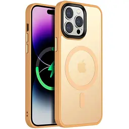 Чохол Ummi Colorful with MagSafe для Apple iPhone 13 Pro (6.1) Персиковий / Orange