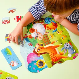 Пазли Vladi Toys 2 в 1 Ферма з міні-грою 49 елементів (RK1140-05) - мініатюра 3