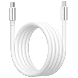 Кабель Proove Magneto Type-C to Type-C 60W (1m) white - мініатюра 2