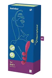 Вібратор Satisfyer Tri Ball 1 20.5 см рожевий - мініатюра 9