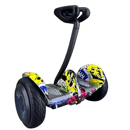 Гіроскутер Ninebot Mini З Ручкою Жовтий графіті