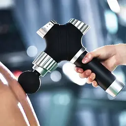Перкусійний масажний пістолет Booster A2 Масажер тригерних точок Massage Gun - мініатюра 9