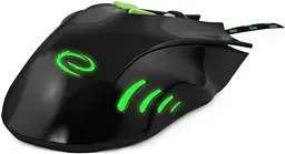 Миша Esperanza MX401 Hawk USB black green (EGM401KG) - мініатюра 3