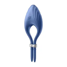 Ерекційне кільце Satisfyer Duelist Ring Vibrato 14.2 см синій - мініатюра 2