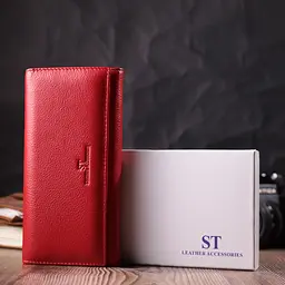 Жіночий шкіряний гаманець ST Leather 18,5х9х3 см acs0028454 - мініатюра 9