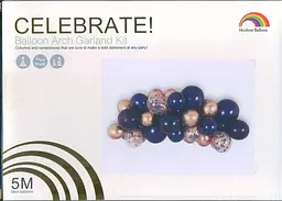 Набір для гірлянди з повітряних куль 5 м (Balloon Arch Kit) — арка з куль, декор для фотозони, дня народження, весілля - мініатюра 3