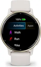 Смарт-годинник Garmin Vivoactive 5 Cream Gold Aluminum Bezel with Ivory Case and Silicone Band (010-02862-5B) - мініатюра 6