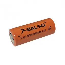 Батарея акумуляторна для ліхтарів X-Balog 26650 Li-Ion 4,2V