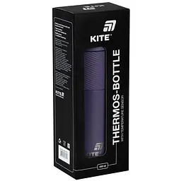 Термос з термодатчиком Kite фіолетовий 450 мл (K25-1227-3) - мініатюра 6