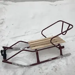 Санки Snower Флеш бордові - мініатюра 6