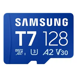 Карта пам'яті Samsung 128GB microSDXC class 10 UHS-I U3 V30 A2 T7 (MB-MB128T/WW)