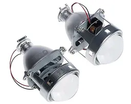 Лінзи під біксенон 3' D75 мм / H1 Н4 Н7 / G5 mini Super / Широке охоплення світить прямо та під авто 2 шт.
