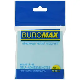 Блок паперу для нотаток Buromax Pastel з клейким шаром 76х76 мм 100 аркушів в асортименті (BM.2312-99) - мініатюра 4