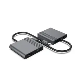Док-станція Cablexpert USB-C 3-в-1 (A-CM-COMBO3-04) - мініатюра 4