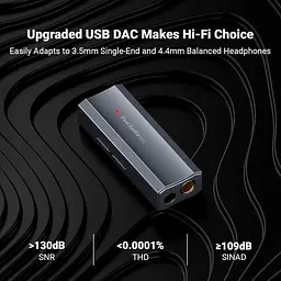 Конвертер звуку для навушників Fosi Audio DS2 2025 (чорний) - мініатюра 7