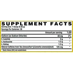 Амінокислота Nutrex Research Lipo-6 BCAA Intense 30 таблеток Fruit Punch - мініатюра 2