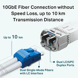 Трансивер TP-Link SFP+ TL-SM5110-LR 10GBase-LR SM 10km LC - мініатюра 7