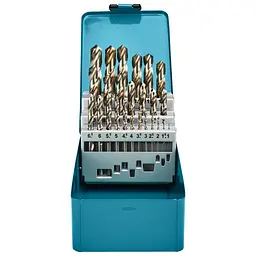 Набір свердл HSS-G по металу 1-13 мм Makita D-54031 (25 шт) - мініатюра 2