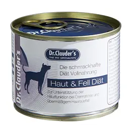 Вологий дієтичний корм для собак Dr.Clauder's Special Diet FSD Fur & Skin для підтримки функції шкіри при дерматитах та надмірному випаданні шерсті