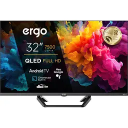 Телевізор Ergo JFQ7500 32` QLED Full HD (32JFQ7500) [168122]