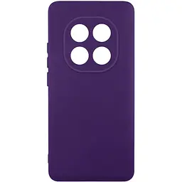 Чохол TPU GETMAN Liquid Silk Full Camera для Xiaomi Redmi Note 14 Pro+ 5G Темно фіолетовий / Dark Purple