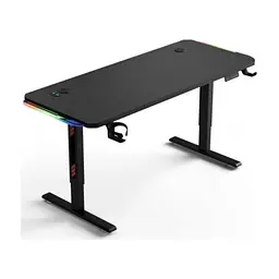 Комп'ютерний стіл GT Racer TY-1456 Black (TY-1456 (140x60x71-116) Black)