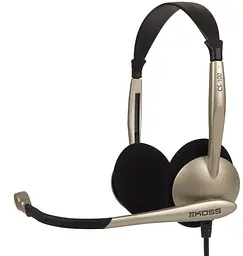 Гарнітура комп'ютерна стерео On-Ear CS100i, 3.5 мм, Uni Mic, 2.4м, кремовий Koss teh0013202