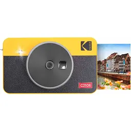Фотокамера моментального друку Kodak Mini Shot 2 Retro Yellow (C210RY) [169208] - мініатюра 2