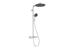 Душова система з термостатом Hansgrohe Raindance Alive S Puro 300 1jet EcoSmart Ecostat Element chrome 24593000