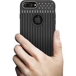 Чохол накладка Primo Shell TPU для Apple iPhone 6 Plus / iPhone 6s Plus Black - мініатюра 2