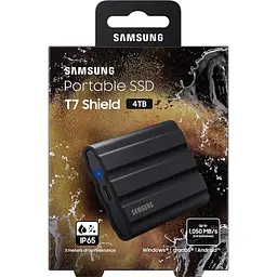 SSD накопичувач Samsung T7 Shield 4TB Black (MU-PE4T0S) - мініатюра 10