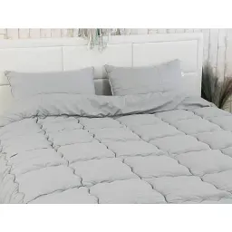 Ковдра силіконова всесезонна Руно Soft Line 172х205 см сіра - мініатюра 7