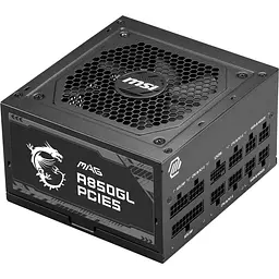 Блок живлення MSI MAG A850GL PCIE5 Black (306-7ZP8A11-CE0) [109821] - мініатюра 2