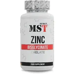 Амінокислота Zinc Chelate Bisglycinate, 180 таблеток MST vit0003993