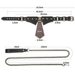 Нашийник Rebellion Reign Collar (коричневий) - мініатюра 10