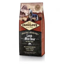 Сухий корм Carnilove Adult Lamb & WildBoar 12 кг з ягням та диким кабаном для дорослих собак усіх порід