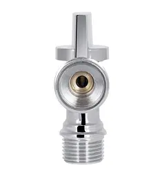 Кран приладовий Thermo Alliance Base Арко 1/2"Зх3/4" З хром, кутовий латунний SD185W1520 - мініатюра 4