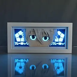 Світильник нічник 3D Синя в'язниця: Блю Лок Сейширо Нагі Blue Lock Seishiro Nagi 20 см NL3D BL SN - мініатюра 2