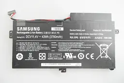 Акумулятор для ноутбука Samsung 370R5 AA-PBVN3AB, 43Wh (3780 mAh), 3cell, 11.4V, Li-ion, чорний - мініатюра 2