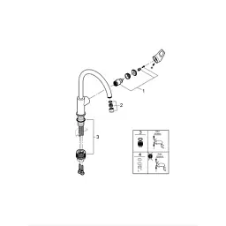 Змішувач Grohe 31232001 (CV031944) - мініатюра 4