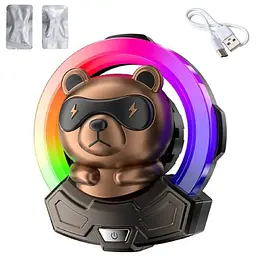 Автомобільний ароматизатор Bear RGB LED з датчиком звуку (Парфум) EK0025206