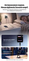 Кабель Vention TSIBH USB-C - USB-C PD 240 Вт з OLED-дисплеєм 2 м чорний (TSIBH) - мініатюра 10