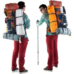 Рюкзак Naturehike NH70B070-B 70 Dark Grey - мініатюра 3